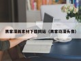 临沂黑客漫画素材下载网站（黑客动漫头像）